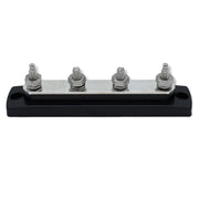 Common Stud Busbar 4 Gang - Black