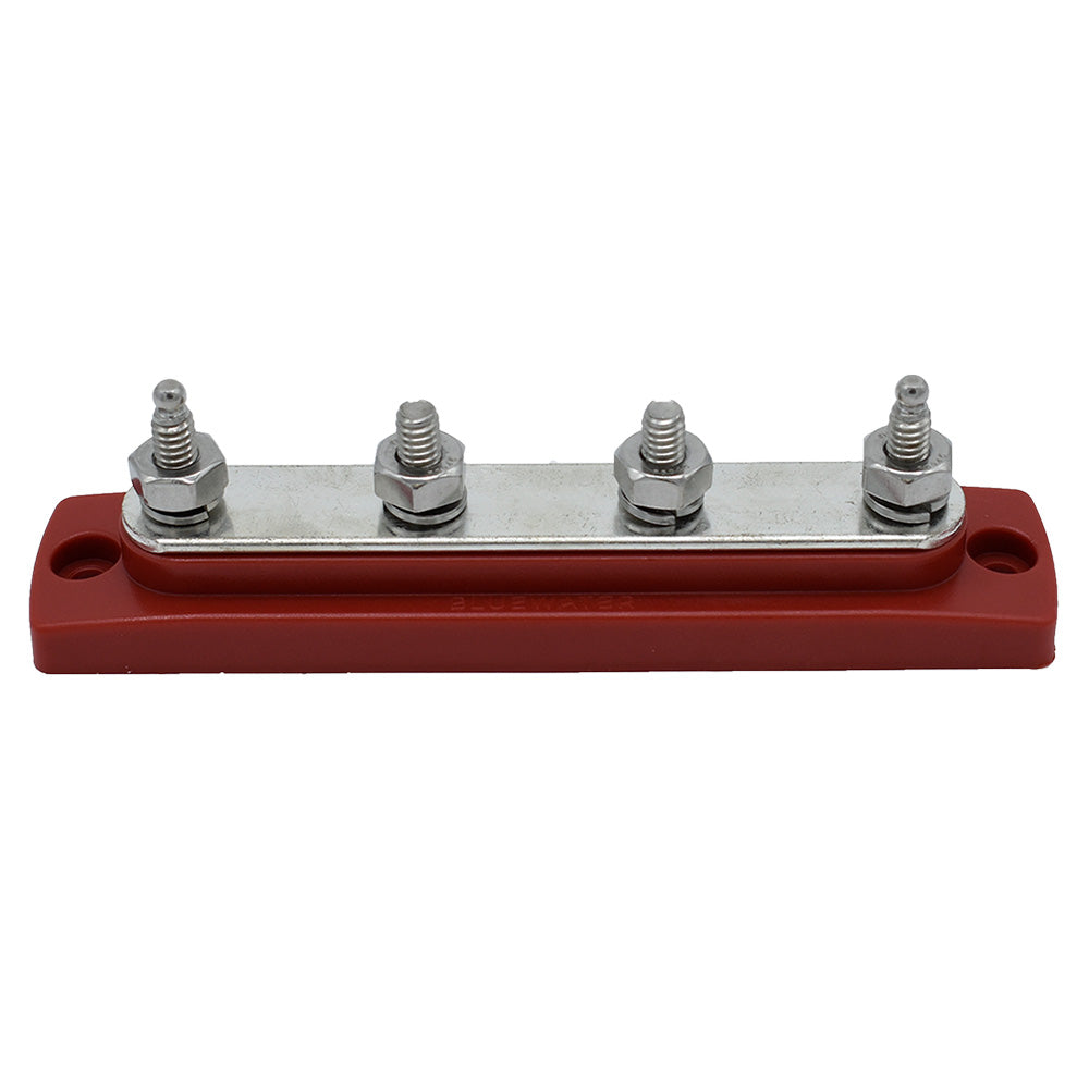Common Stud Busbar 4 Gang - Red