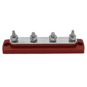 Common Stud Busbar 4 Gang - Red