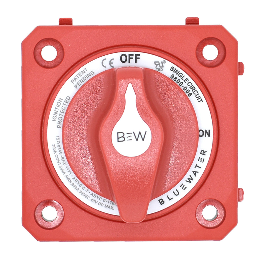 On/Off Switch Battery Switch - Panel Mount - Red