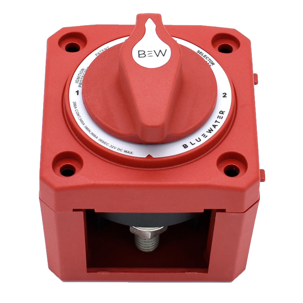 OFF/1/2 Battery Switch - Surface Mount - Red