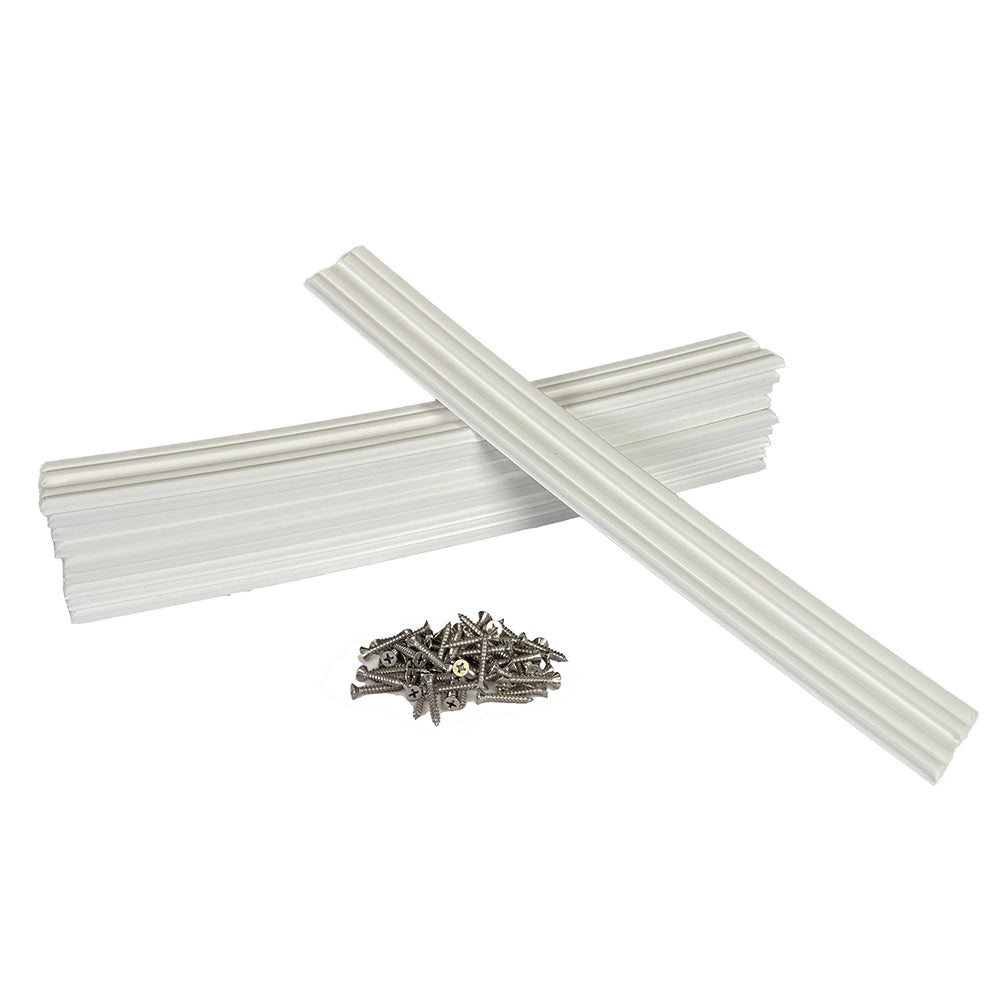Marine Slides 1.5"x15" White *10-Pack