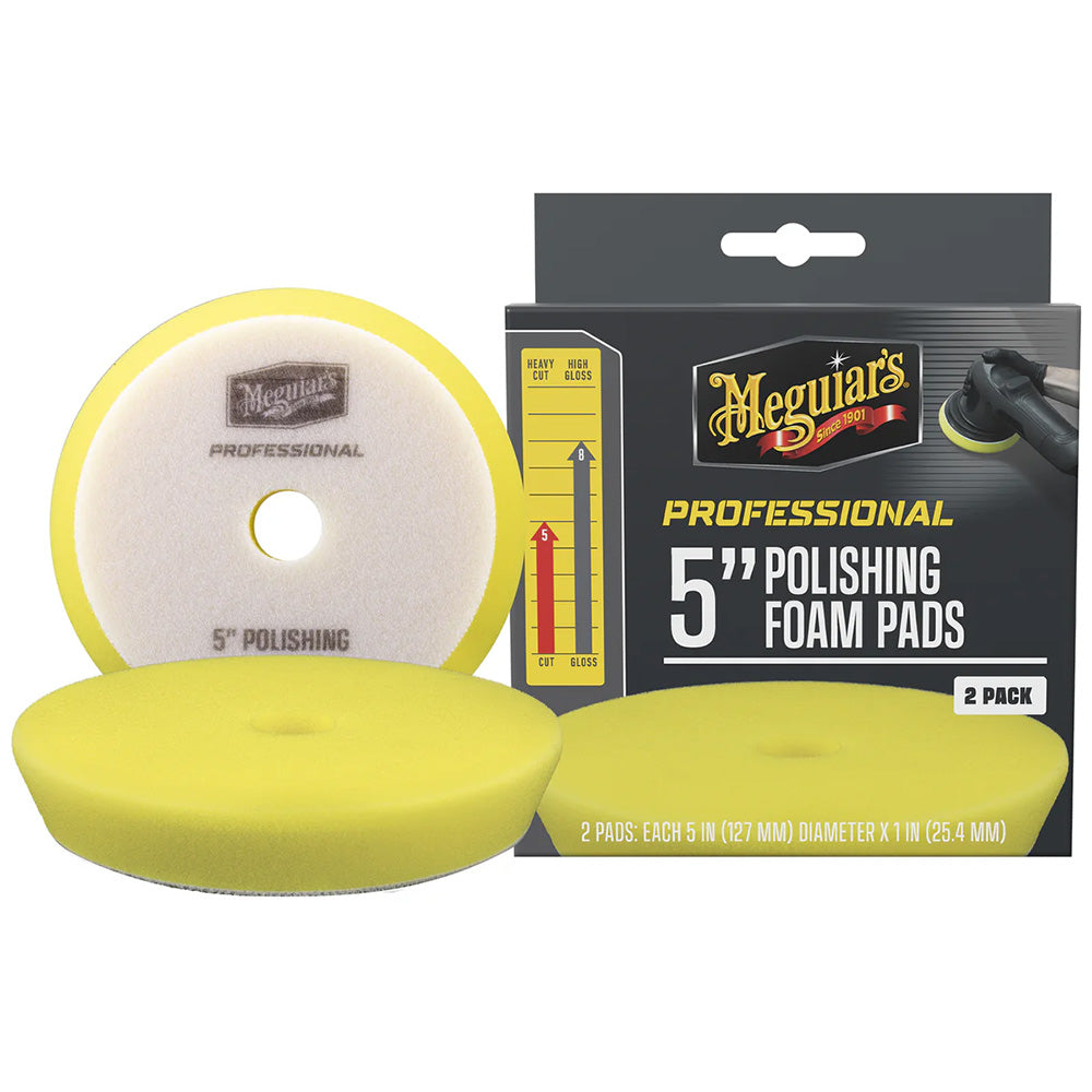 Professional 5" Polishing Foam Pads *2-Pack