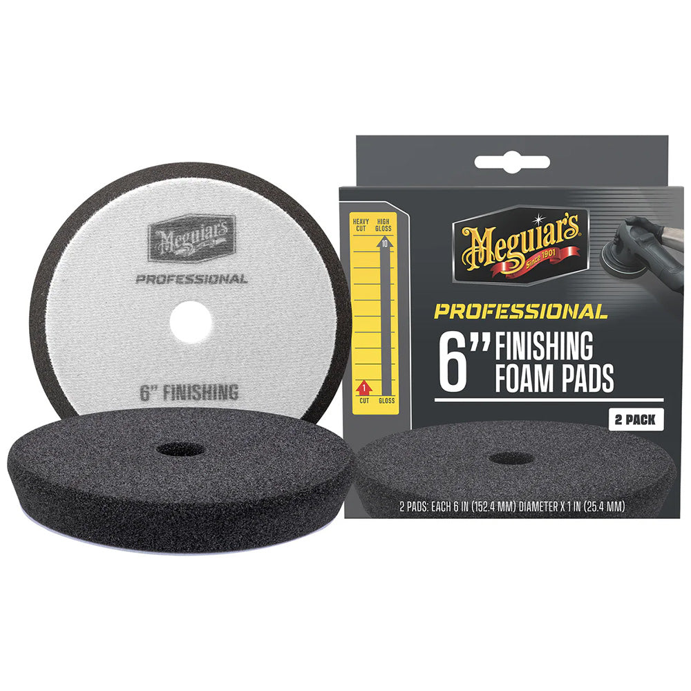 Professional 6" Foam Finishing Pads *2-Pack