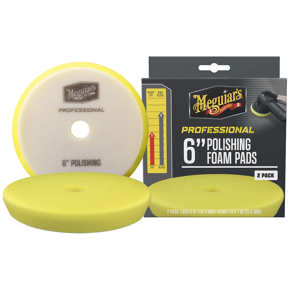 Professional 6" Polishing Foam Pads *2-Pack