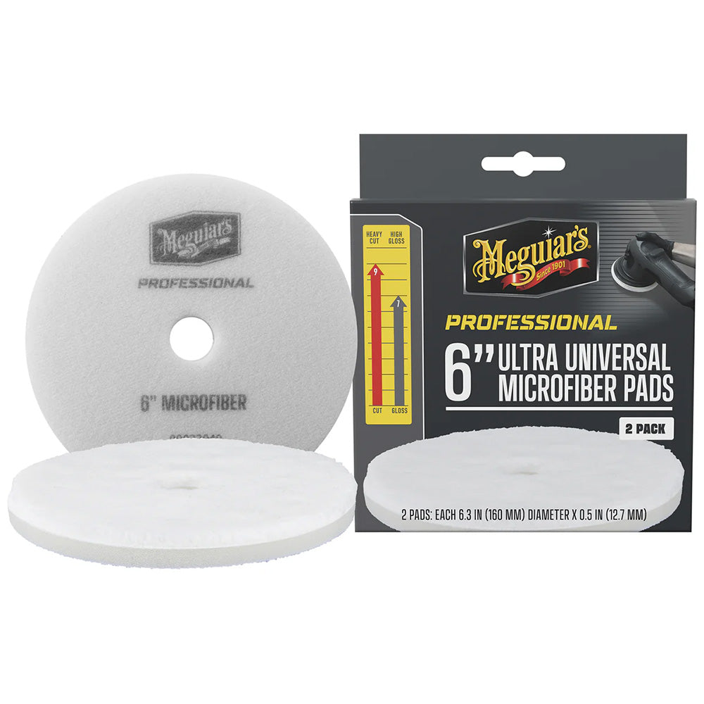 Professional 6" Ultra Universal Microfiber Pads *2-Pack
