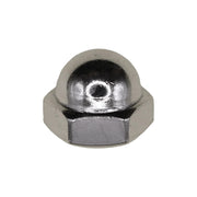 5/16"-18 x 9/16" Steel Acorn Cap Nut - Nickel
