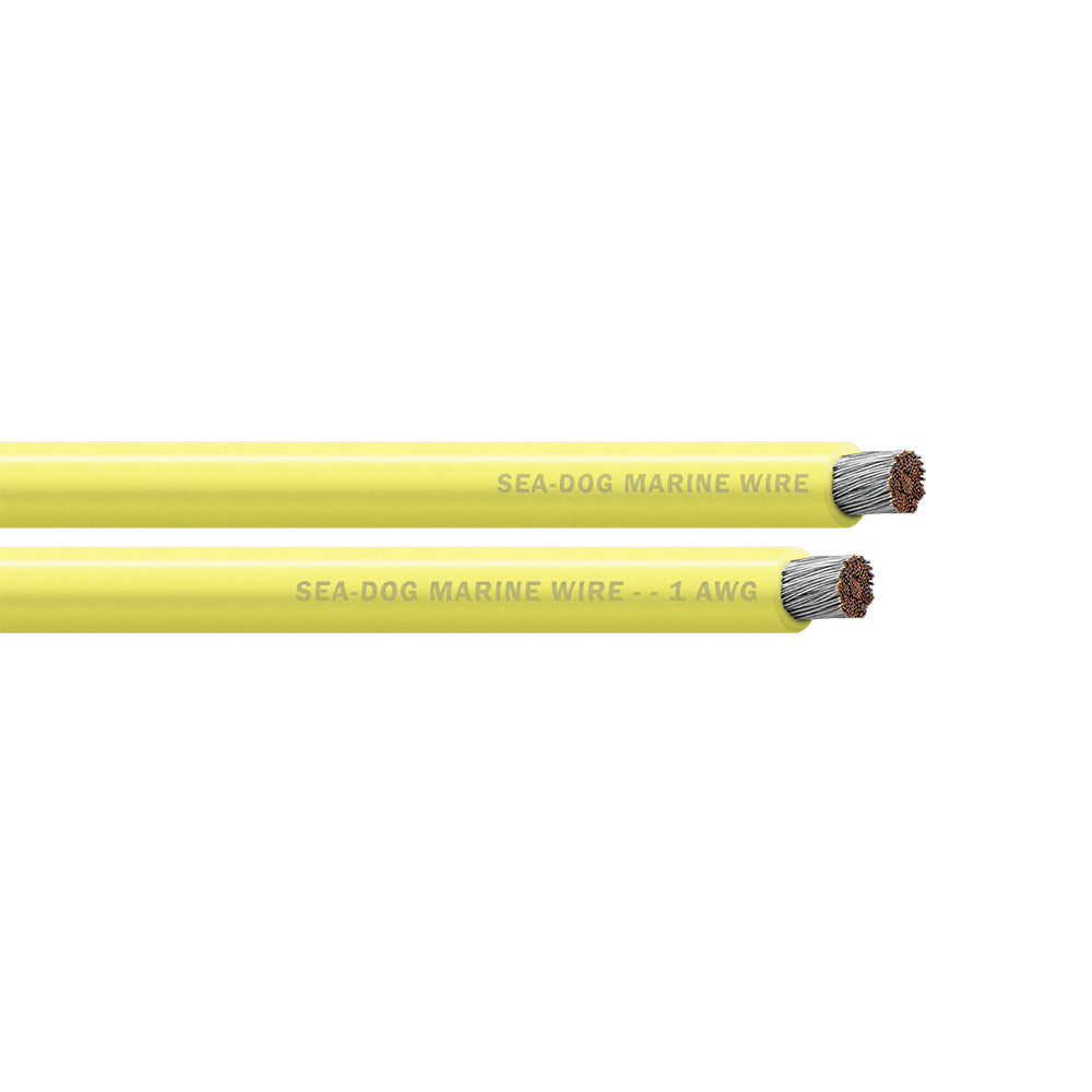 1 AWG Yellow Battery Cable - 100'