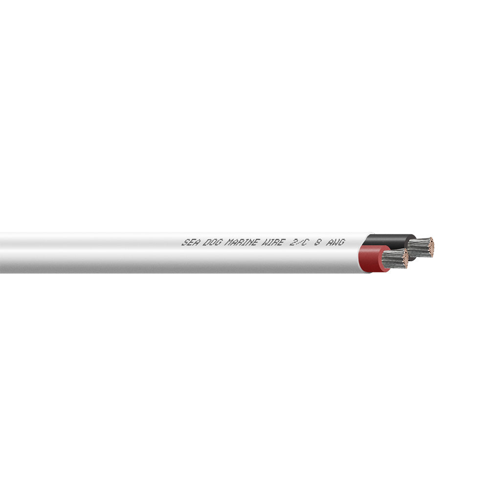 8/2 AWG Flat Duplex Wire Red/Black - 250'