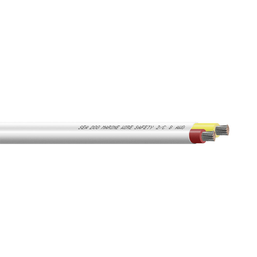 8/2 AWG Flat Duplex Safety Wire Red/Yellow - 50'