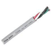 Round 4 Conductor Cable - 100' – Grey Jacket - 8/4 AWG - Black, Red, Green, & White
