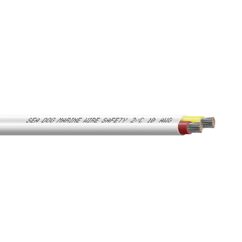 10/2 AWG Flat Duplex Safety Wire - Red/Yellow - 25'