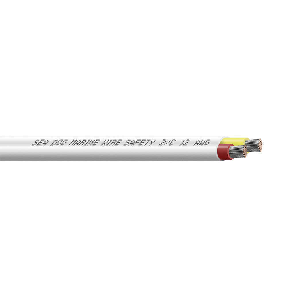 12/2 AWG Flat Duplex Safety Wire - Red/Yellow - 250'