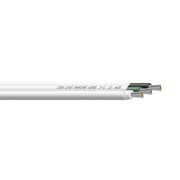 12/3 AWG Flat Triplex Wire - White/Green/Black - 750'
