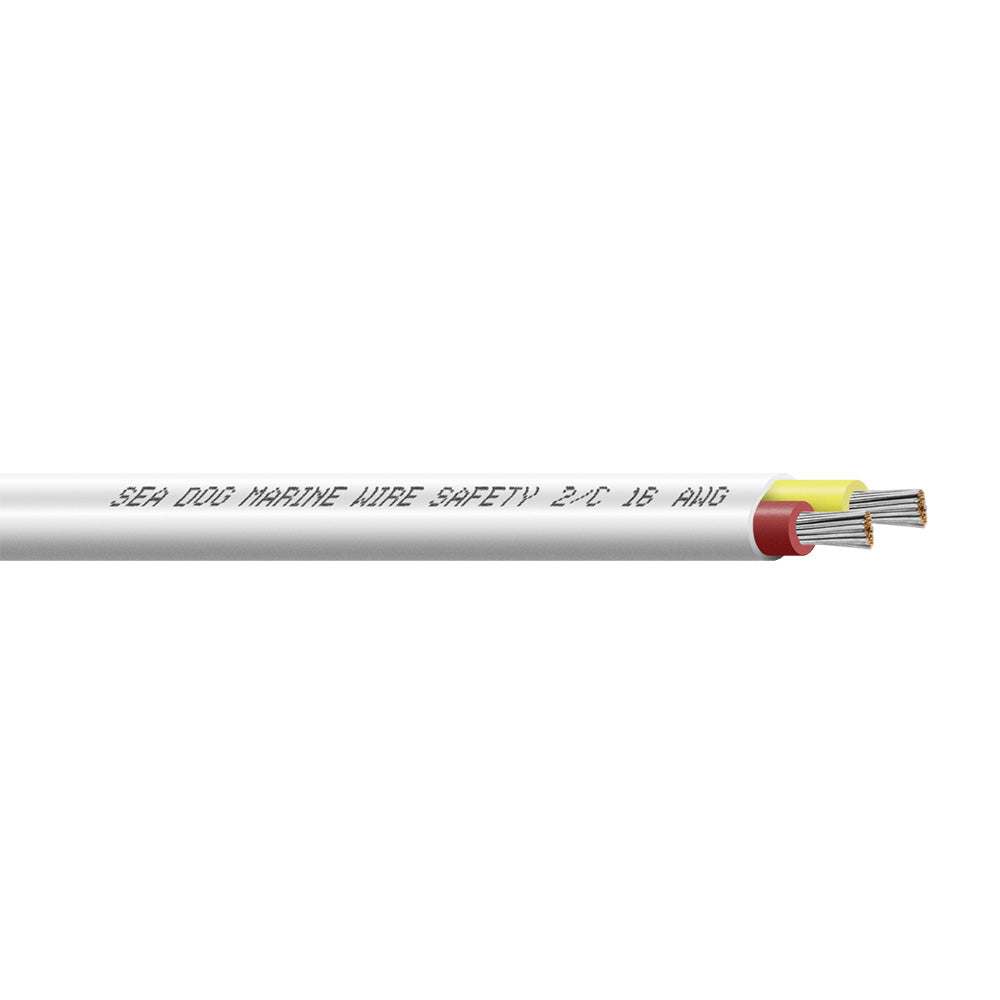 16/2 Flat Duplex Safety Wire - Red/Yellow - 100'