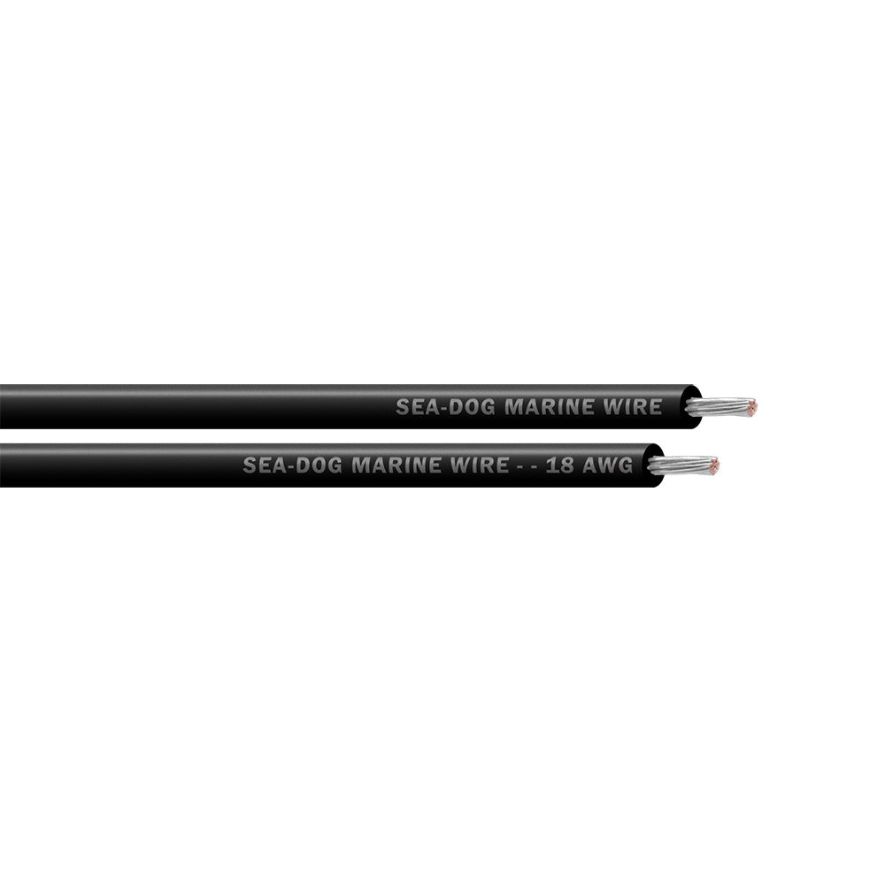 18 AWG Black Primary Wire - 1000'