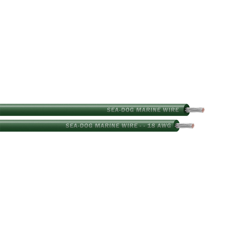 18 AWG Green Primary Wire - 100'