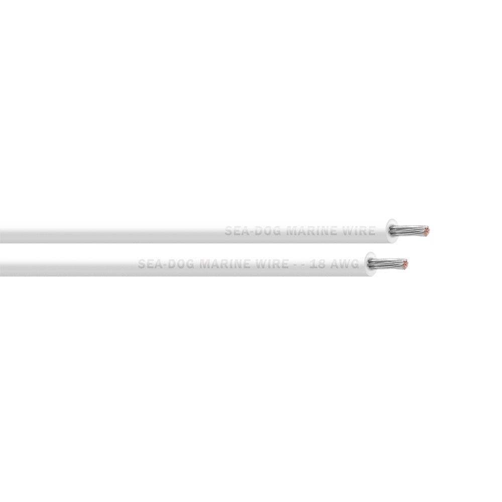 18 AWG White Primary Wire - 250'