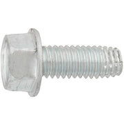 3/8"-16 x 1" Indented Hex Washer Head Type F - Zinc