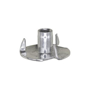 Tee Nuts #6-32 x 15/64" 3 Prong Round Base