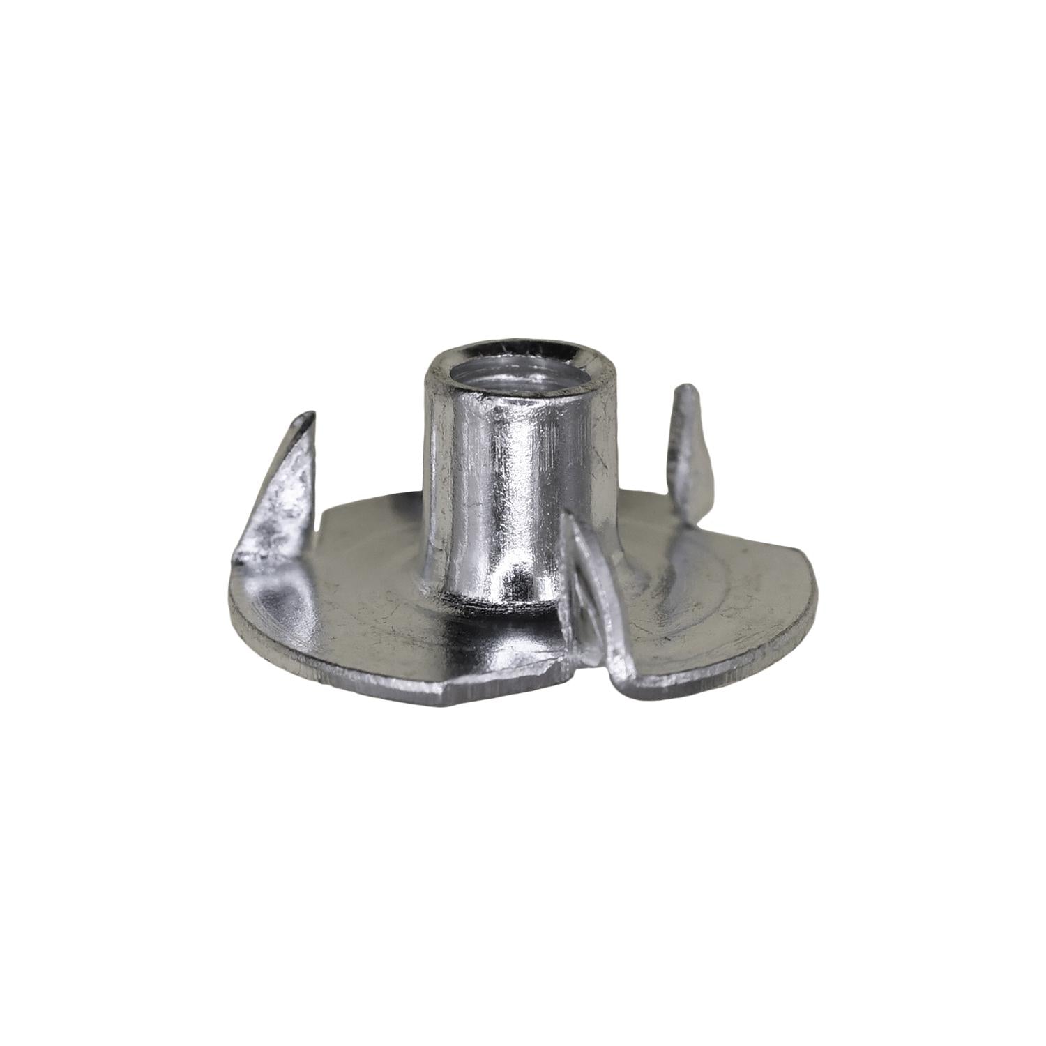 Tee Nuts #10-32 x 9/32" 3 Prong Round Base