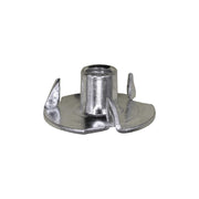 Tee Nuts #10-32 x 9/32" 3 Prong Round Base