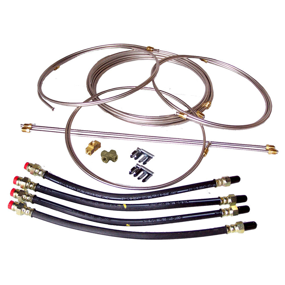 Stainless Steel Brake Line Kit f/Tandem Trailer