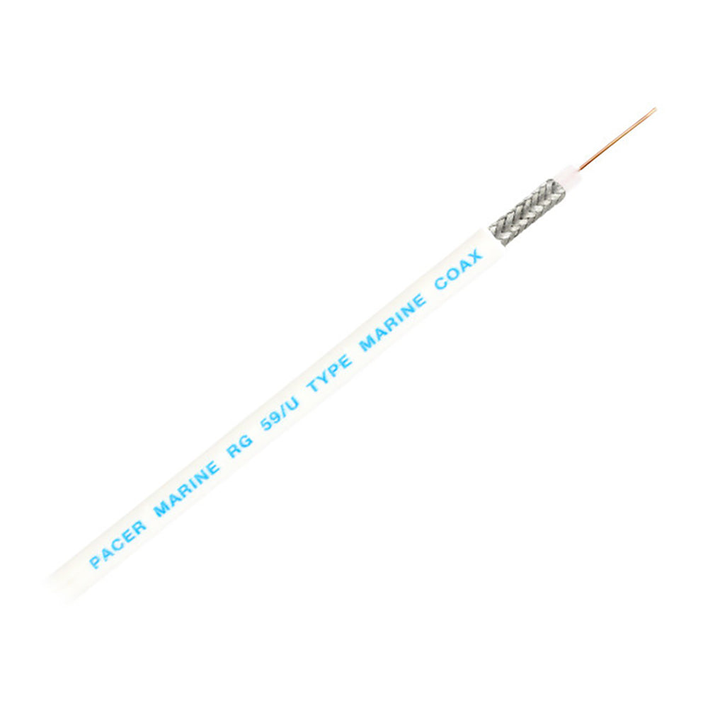 RG59UW Coax Cable - White - 200'