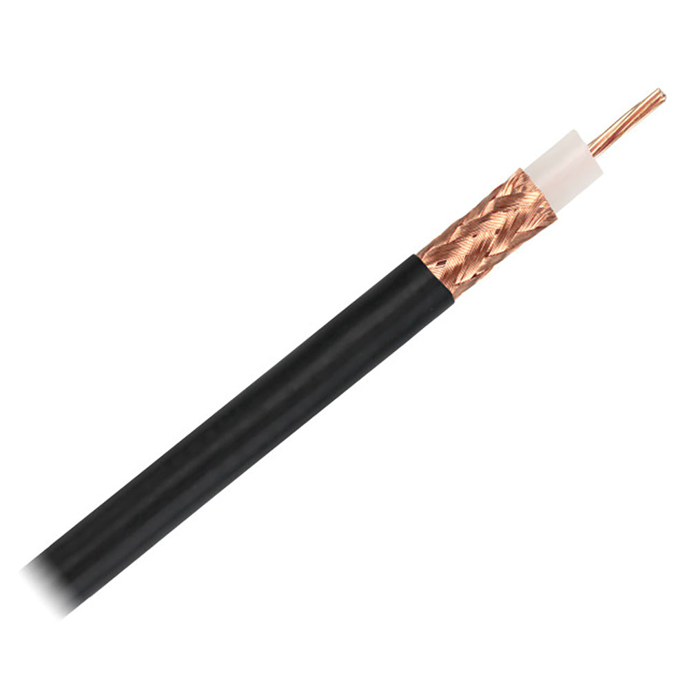 RG213U Coax Cable - Black - 150'