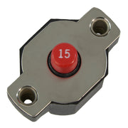 15A Push Button Circuit Breaker - Reset Only