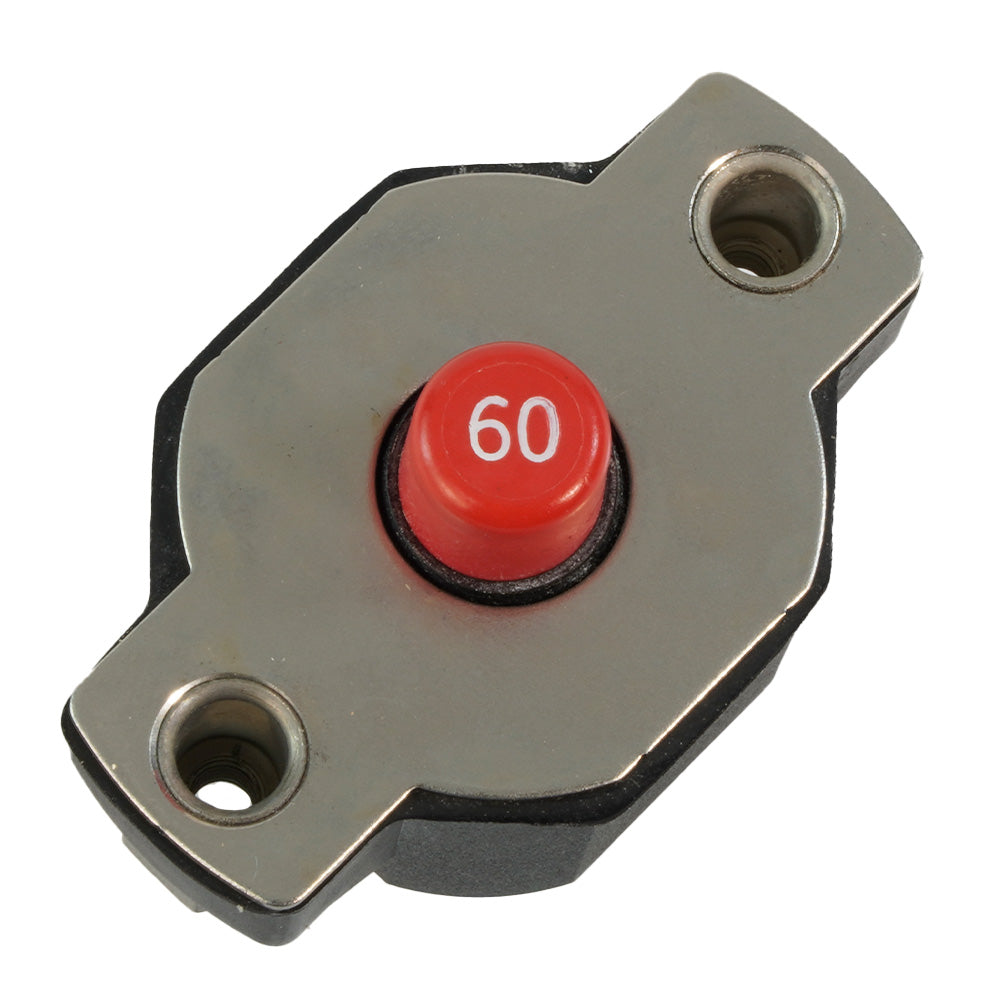 60A Push Button Circuit Breaker - Reset Only