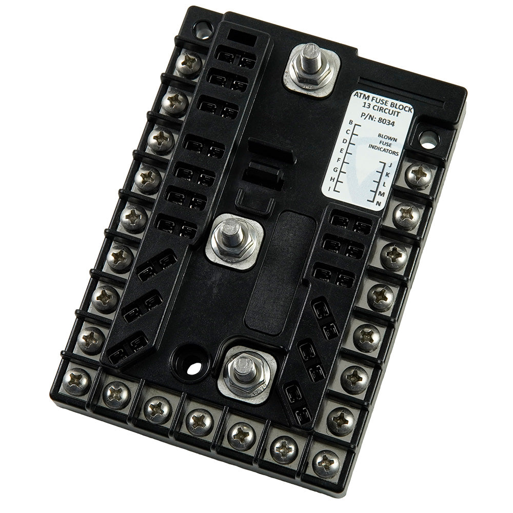 Fuse Block 13 Circuit + Ground 200A PDM-14