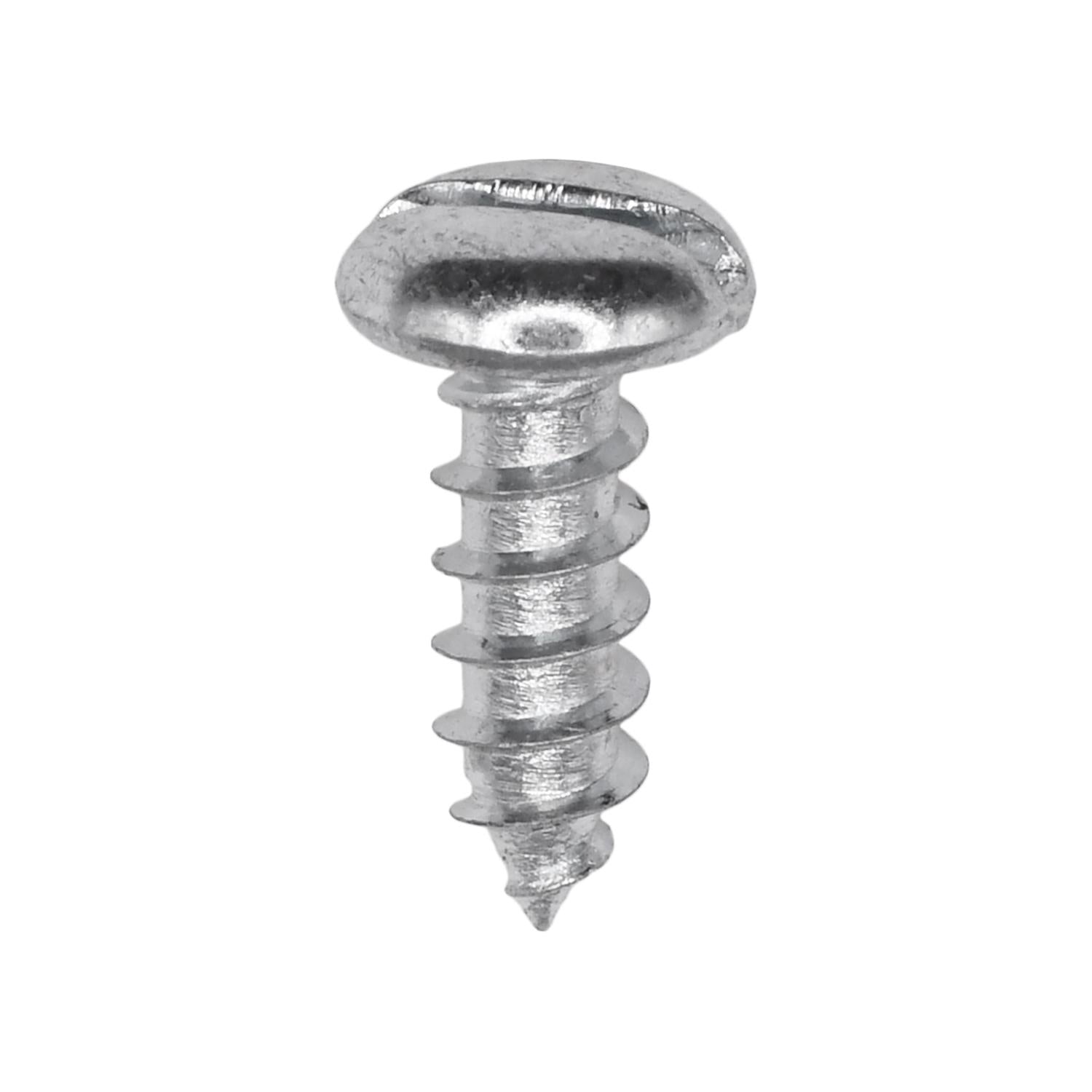 #8 x 1/2" Slotted Pan Head Tapping Screw Ab - Zinc