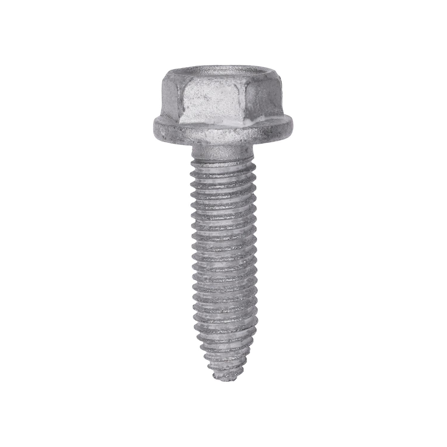 8-1.25 x 30mm Hex Washer Head Flange Screw - Zinc Organic