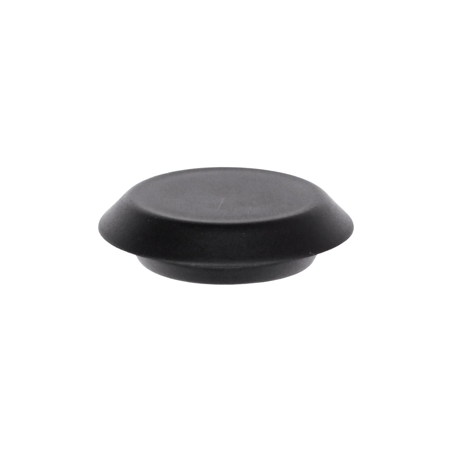 Flush Sheet Metal Plug Plastic 3/4" Hole Black