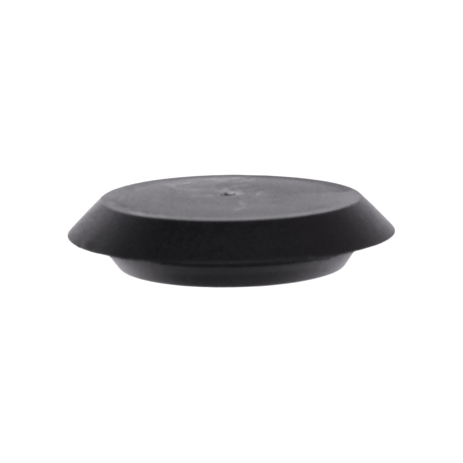 Flush Sheet Metal Plug Plastic 7/8" Hole Black