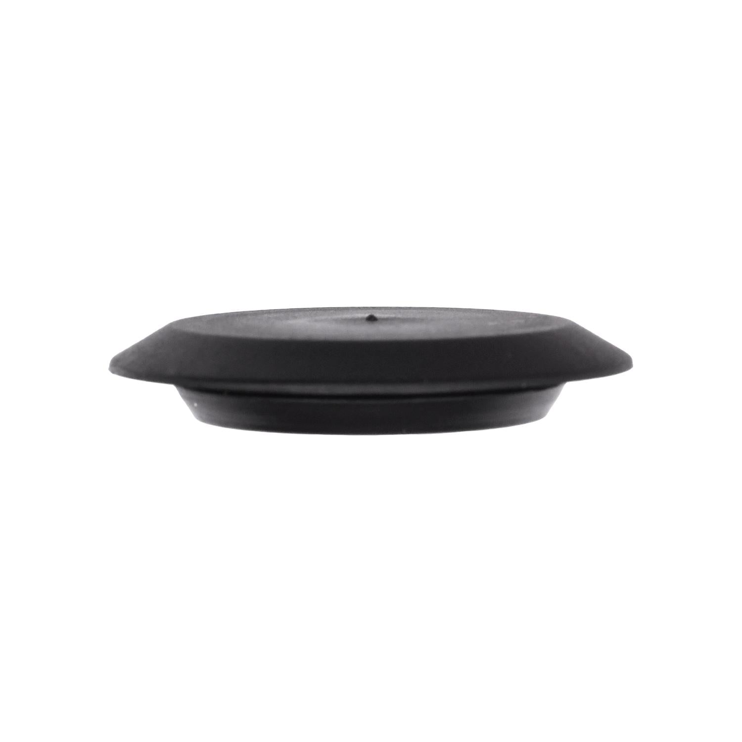 Flush Sheet Metal Plug Plastic 1" Hole Black