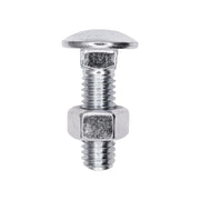 Bumper Bolt 7/16"-14 x 1-1/2" Uncapped with Nuts - Zinc