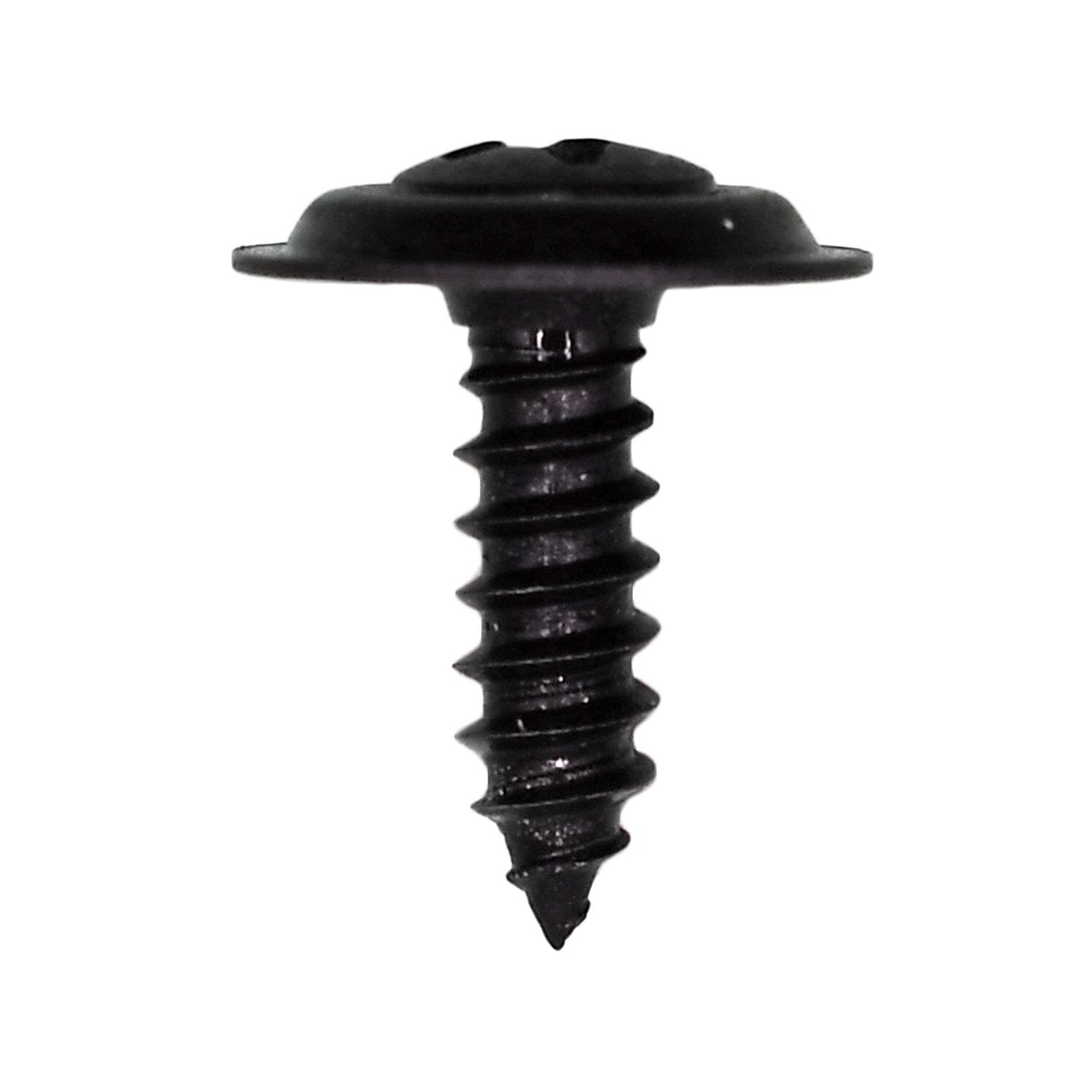 #8 x 5/8" Phillips Oval #6 Head Ab Tapping Sems - Black