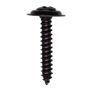 #8 x 1" Phillips Oval #6 Head Ab Tapping Sems - Black