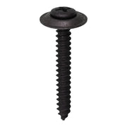 #8 x 1-1/4" Phillips Oval #6 Head Ab Tapping Sems - Black