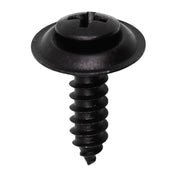 #10 x 3/4" Phillips Oval #8 Head Ab Tapping Sems - Black