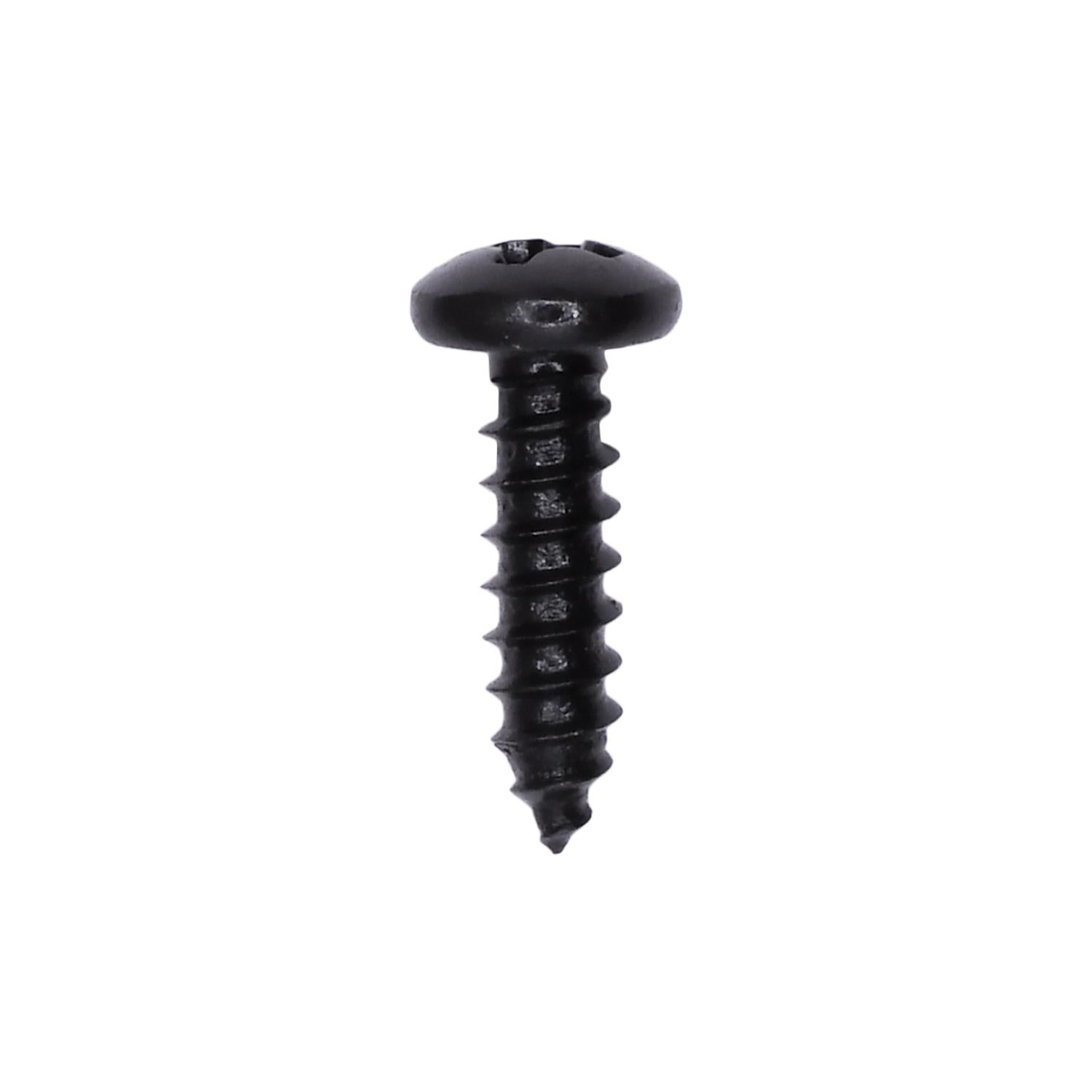 #6 x 1/2" Phillips Pan Head Tapping Screw - Black Oxide