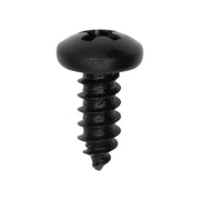 #10 x 1/2" Phillips Pan Head Tapping Screw - Black Oxide