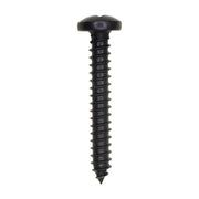 #10 x 1-1/4" Phillips Pan Head Tapping Screw - Black Oxide
