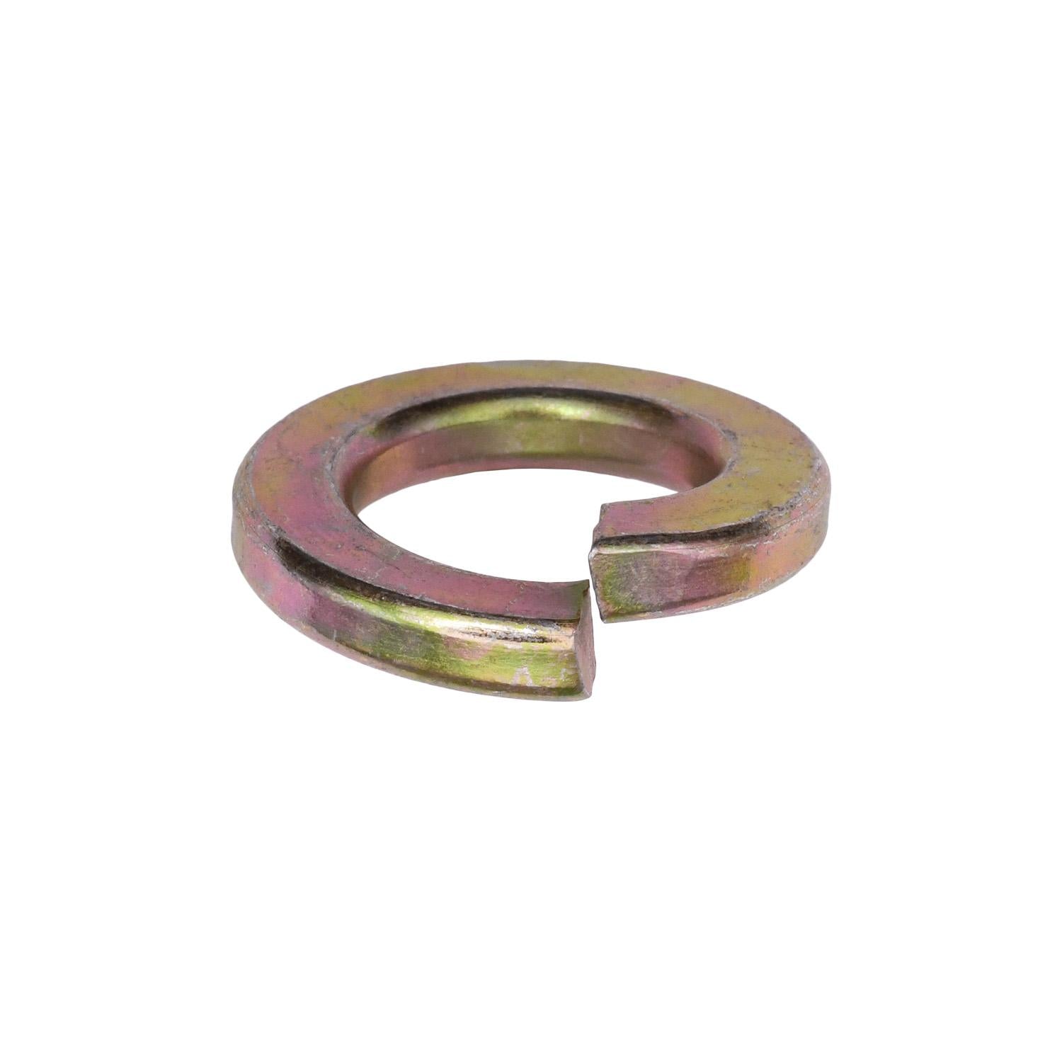 1/2" High Alloy Split Lock Washer - Zinc Yellow