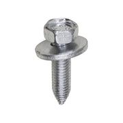 M6.3-1.0 x 25mm Hex Head Sems 17mm O.D. - Zinc