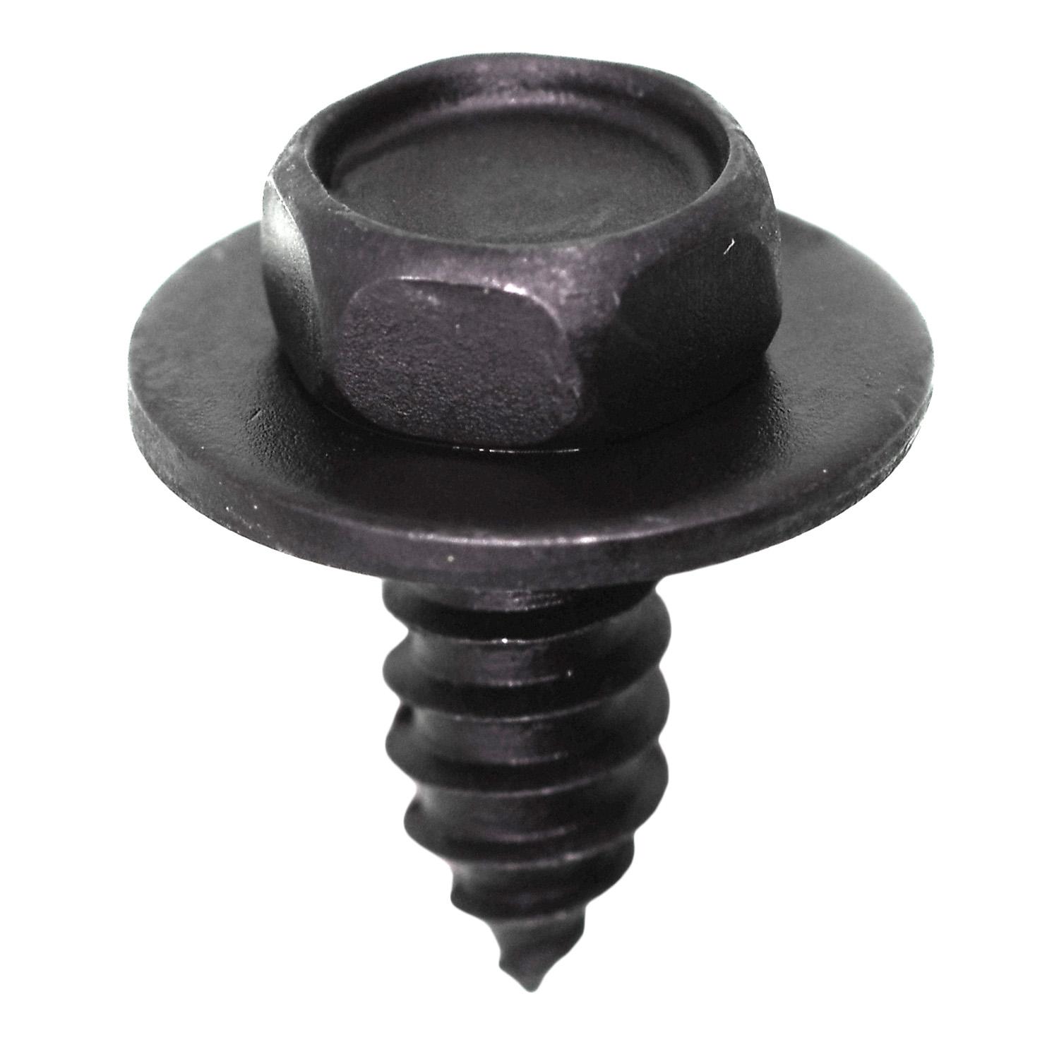 6.3-1.81 x 16mm Hex Head Sems Tapping Screw 17mm O.D. - Phosphate