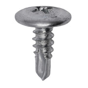 #8 x 1/2" Phillips Washer Head Teks Tapping Screw - Zinc