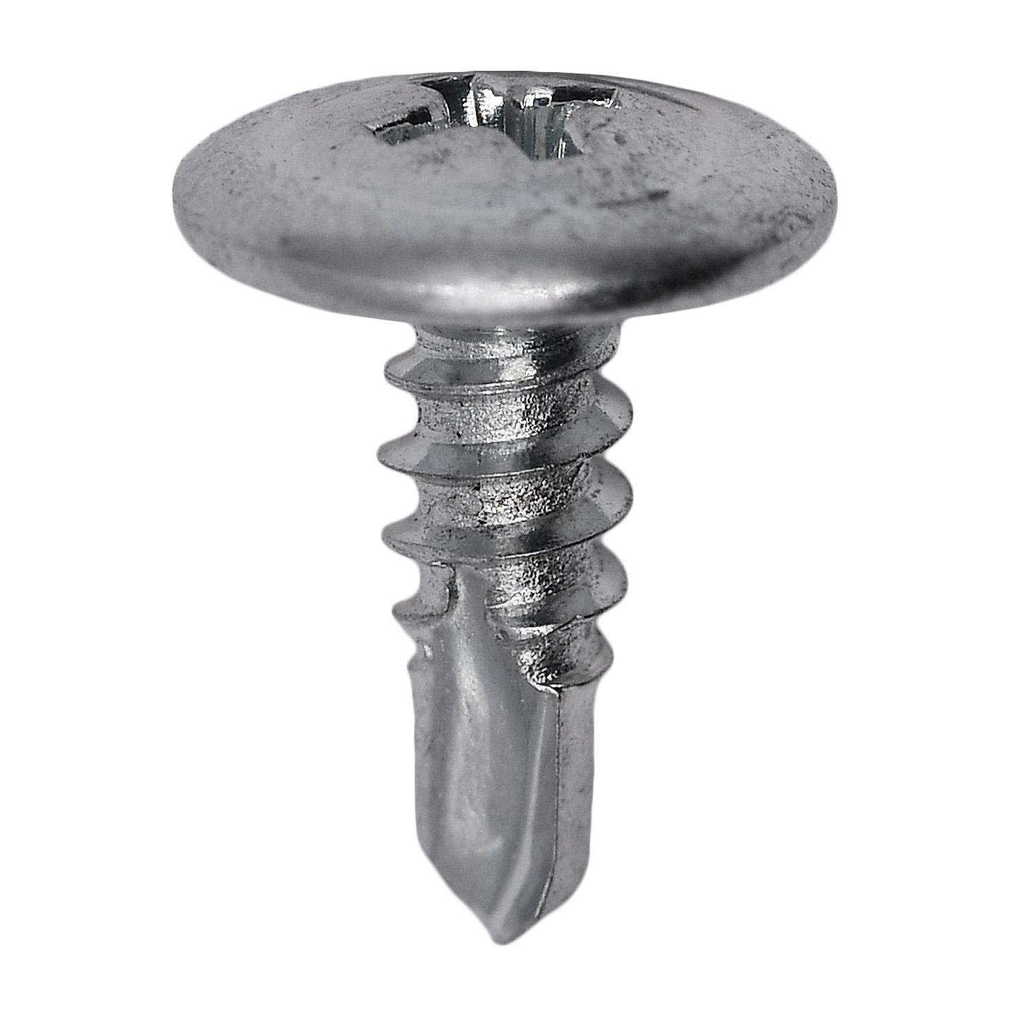 #8 x 1/2" Phillips Washer Head Teks Tapping Screw - Zinc